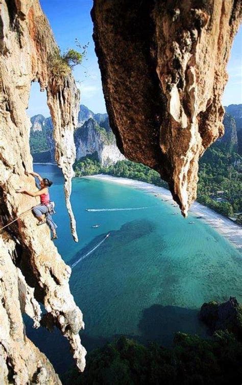 Spent A Day Climbing At Railay Beach Thailand It Was One Of The