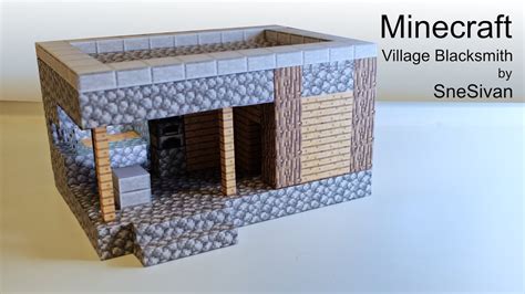 Village Minecraft Papercraft House Pixel Papercraft Papercraft Images