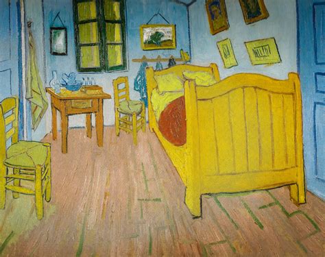But which are the differences ? Vincent van Gogh - The Bedroom, 1888 (Van Gogh Museum - Am ...