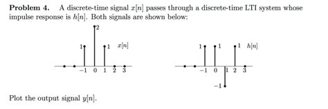 solved a discrete time signal x[n] passes through a