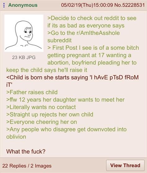 Anon Discovers Reddit R Greentext Greentext Stories Know Your Meme