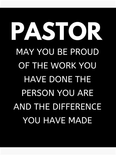 Pastor Appreciation Poster By Godspeople Redbubble