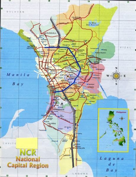 Map Of The Philippines National Capital Region Ncr Redgage