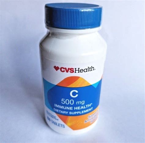 Unlike most skin brighteners that work to fix damage after the fact, vitamin c is consistently working to prevent hyperpigmentation in the first place. CVS Health Vitamin C 500mg Immunity Supplement - 100 ...
