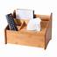 2018 Amazon Best Sellers Elegent Desk Organizer Made Of Natural Bamboo 