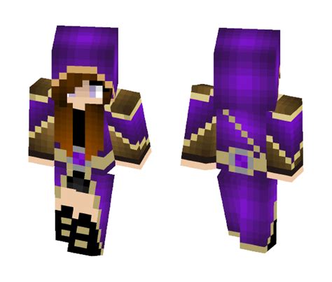 Download Mage Girl Purple Minecraft Skin For Free Superminecraftskins