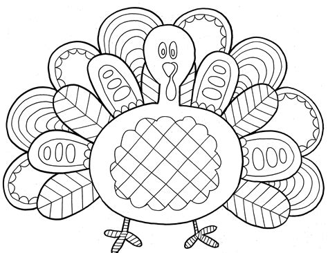 Free Printable Thanksgiving Coloring Pictures