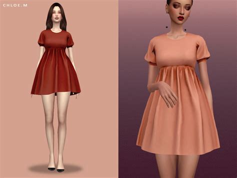 The Sims Resource Chloem Short Dress