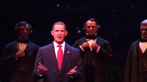 Disney Hall Of Presidents Update With Obama Animatronic Youtube