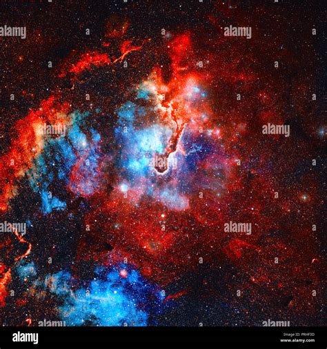 Colorful Galaxy In Outer Space Elements Of This Image Furnished By