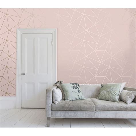 How i chose the perfect interior paint color to fit my design style using sherwin williams showcase paint. Zara Shimmer Metallic Wallpaper Soft Pink, Rose Gold ...
