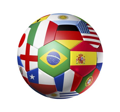 2014 World Cup Ball Of Flags Hd Wallpapers