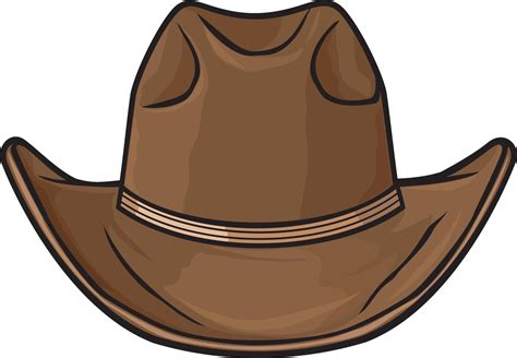 Brown Cowboy Hat 2258879 Vector Art At Vecteezy