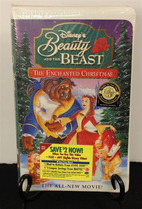 Disneys Beauty And The Beast The Enchanted Christmas Newsealed Vhs