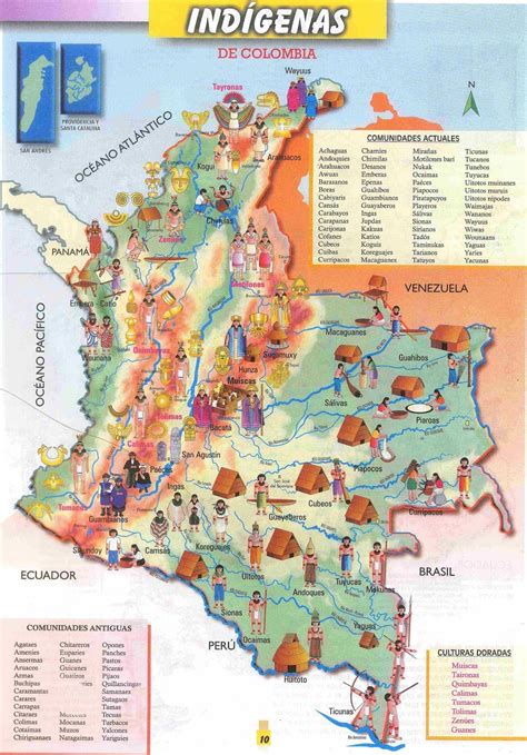 Mapas De Colombia Mapa De Los IndÍgenas De Colombia Indigenas