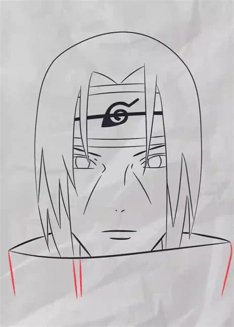 How To Draw Itachi Uchiha Easy Drawing Storiespub