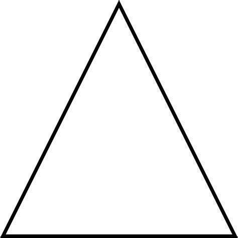 Clipart Thin Triangle
