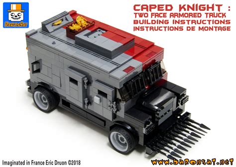 Batman Two Face Armored Van Lego Moc Custom Instructions