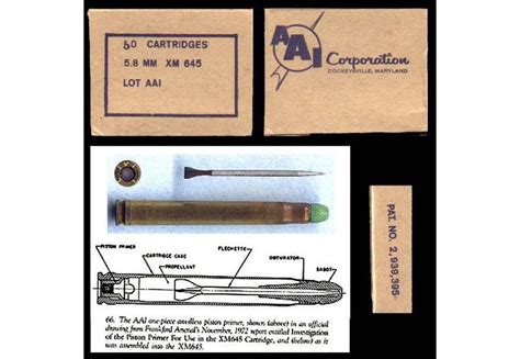 556 X 57 Spiw Flechette Xm 645