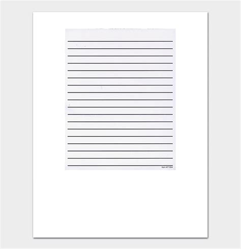 Bold Lined Paper Printable