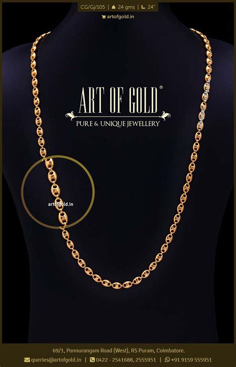 Gold Gents Chain Art Of Gold Jewellery Coimbatore
