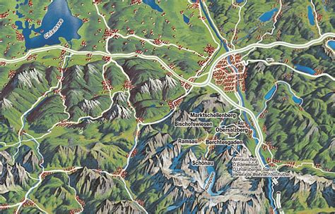 Karte Berchtesgaden