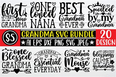 Grandma Svg Bundle Bundle · Creative Fabrica