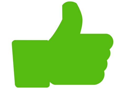 Download High Quality Thumbs Up Clip Art Green Transparent Png Images