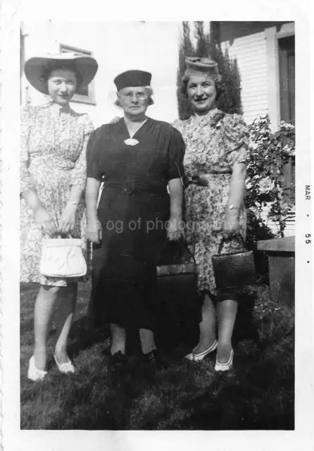 1950s Women Vintage Found Photograph Bw Free Shipping Original Snapshot 01 14 E 1080 Picclick