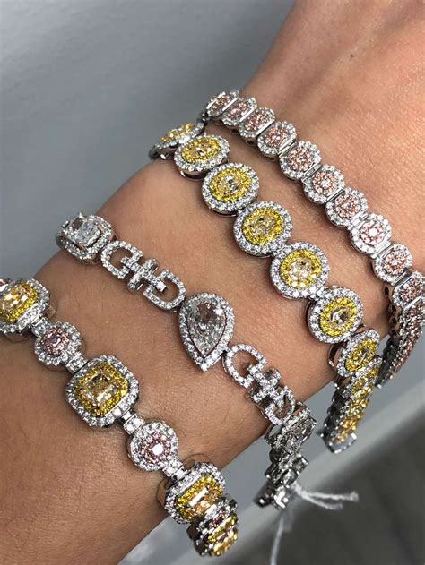 Fancy Pink Diamond Bracelets At Diamonds By Raymond Lee