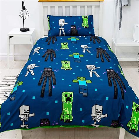 Minecraft Bedding Creeper Duvets Towel Cushion Blanket Sold