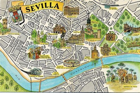 Sevilla Mapa Turistico Mapa Europa