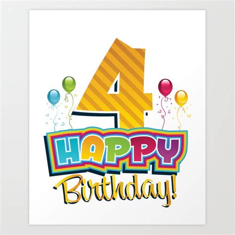 Happy 4th Birthday Clipart 10 Free Cliparts Download Images On
