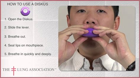 Most people with asthma use an inhaler. How to use your Diskus - YouTube