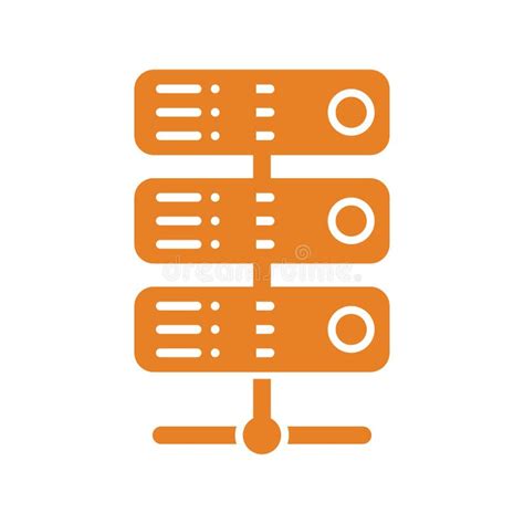 Database Hosting Vector Icon That Can Easily Modify Or Edit It For