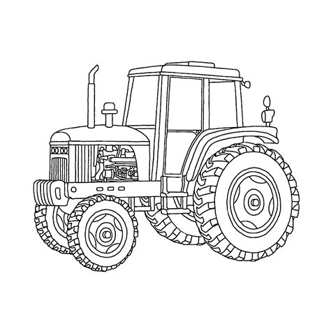 New holland kleurplaat kleurplaat tractor graafmachines en trekkers tijd met. Leuk voor kids | tractor-0010 | Gratis kleurplaten ...