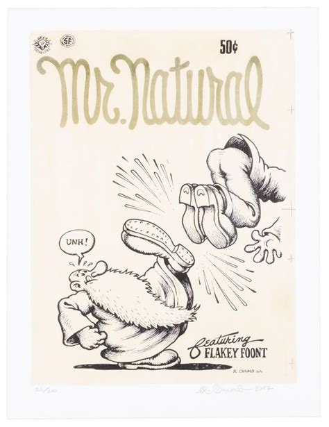 Sold At Auction R Crumb Mr Natural Print Signed Ltd Ed Of 200