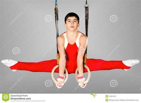 Gymnast Stock Image Image Of Champion Cross Concentration 12941421
