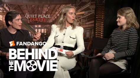 The Cast Of A Quiet Place Part Ii Talks Moviegoing And Apocalypse