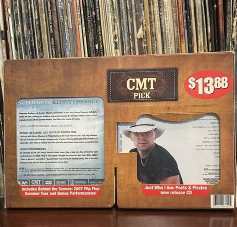 CMT Pick Exclusive Pack CD DVD Kenny Chesney Just Who I AM SEALED RARE EBay