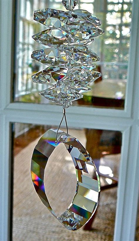 Large 50mm Stunning Beveled Crystal Prism Retired By Etsy Crystal