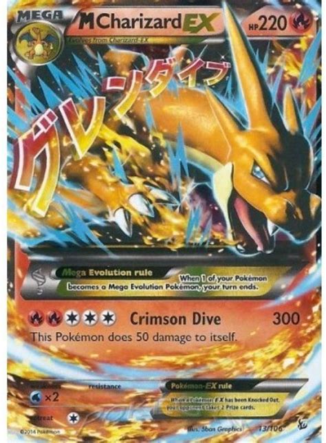 Pokemon Mega Charizard Ex Card Mega Charizard Ex Card Buy Pokemon