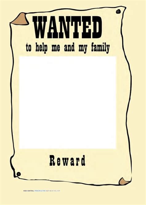 Wanted Poster Template Poster Templates Free Word Templates