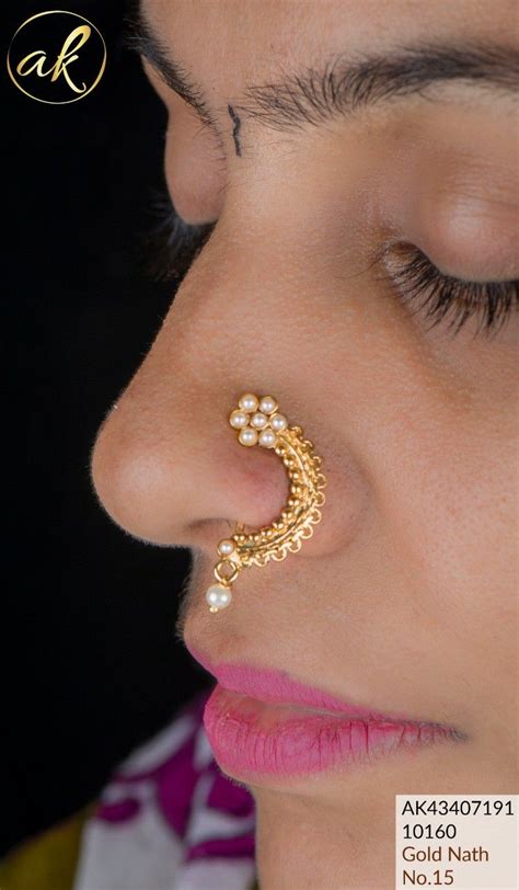 Nose piercings not only change the look of your face but can change your personality traits as well. Pin by Lakshmi on Nosepin | Nose ring, Septum ring, Hoop ring
