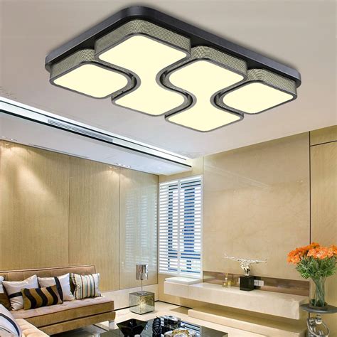 These contemporary ceiling lights are perfect for rooms that desire the decorative effect of pendant lights but do not have the necessary ceiling height. Modern LED Panel Ceiling Light 36W 48W Bathroom Kitchen ...