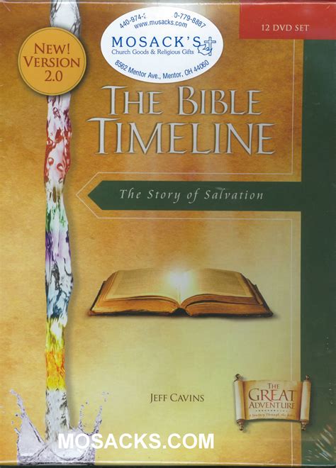 The Bible Timeline The Story Of Salvation 12 Dvd Set By Jeff Cavins