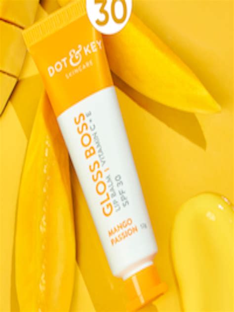 Buy Dot And Key Gloss Boss Vitamin C E Tinted Lip Balm With Spf 30 12 G Mango Passion Lip Balm