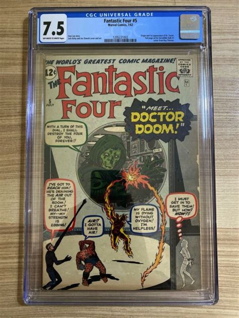 Fantastic Four 5 1962 Marvel Comics