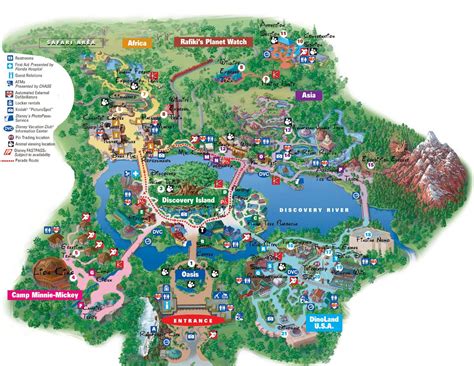 Animal Kingdom Disney World Map Afp Cv