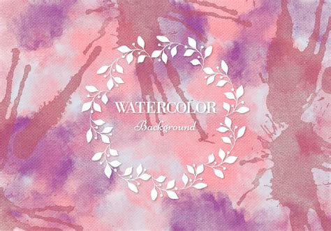 Free Vector Pink Watercolor Background Download Free